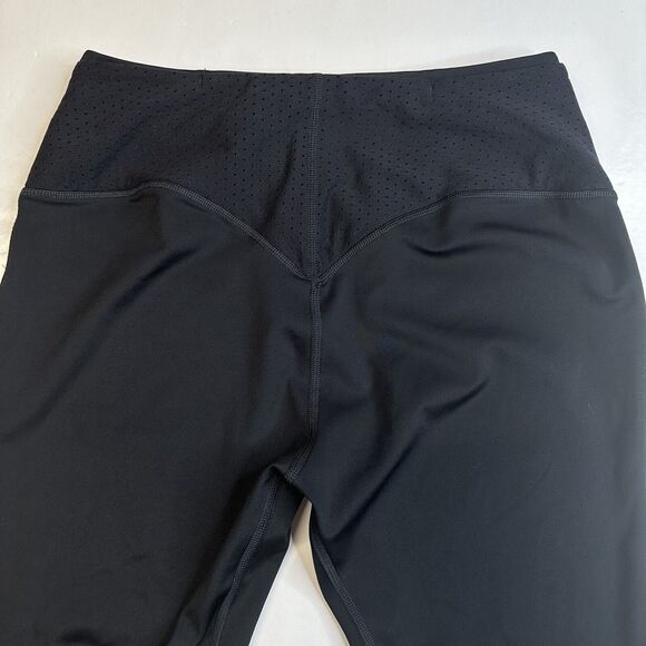 Gymshark Legging Small Black Cropped Mesh Womens Training Workout Pocket EUC - Picture 5 of 13